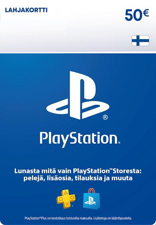 Sony PlayStation Network Card 50 EUR PSN latauskortti