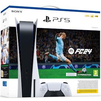 Sony PlayStation 5 pelikonsoli + EA Sports FC 24 -peli