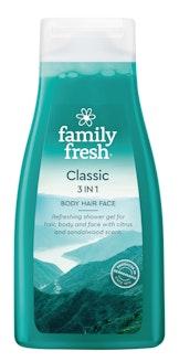 Family Fresh suihkusaippua 500ml Classic 3in1 Body Hair Face shower gel