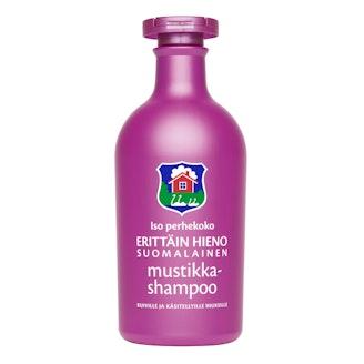 Erittäin hieno suomalainen shampoo 500ml mustikka