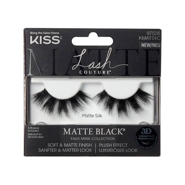 Kiss Lash Couture Matte Black Silk irtoripset 1 pari