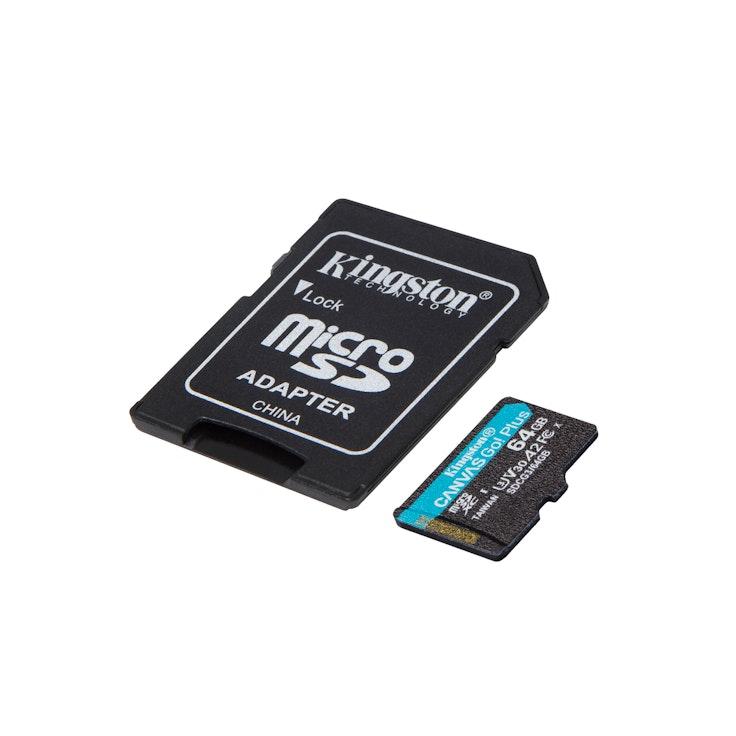 Kingston Canvas Go! Plus 64 Gt microSD-muistikortti