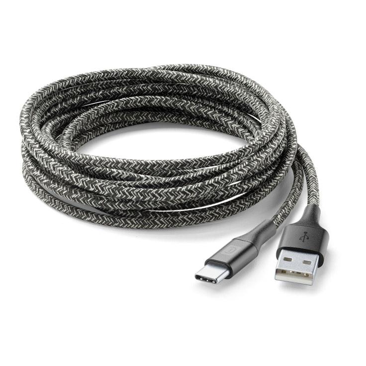Cellularline USB-C-kaapeli 2,5 m musta