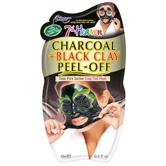 7th Heaven Charcoal & Black Clay Peel-off kasvonaamio 10ml