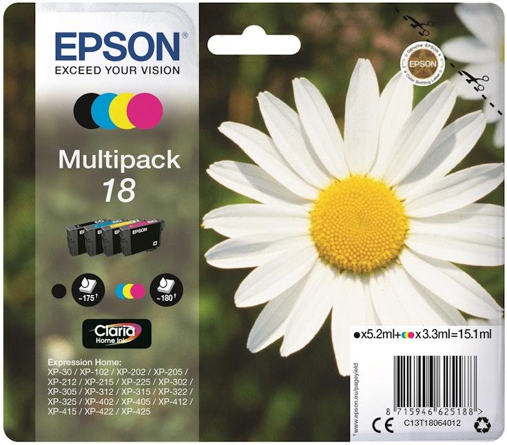Epson 18 multipack mustekasettipakkaus