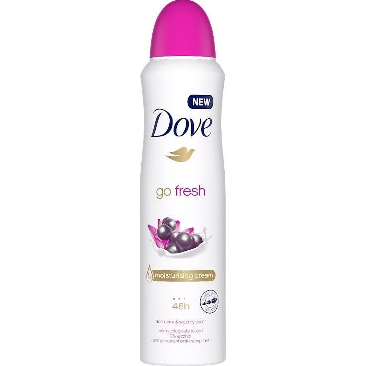 Dove Go Fresh antipespiranttispray 150ml Acai Berry & Water Lily