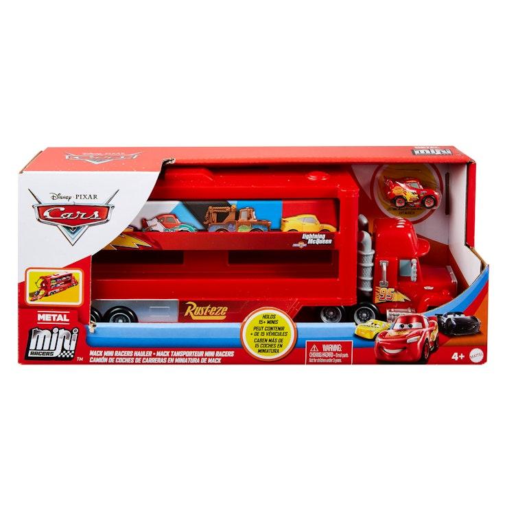 Disney Pixar Cars Mini Racers -kuljetusrekka ja miniauto
