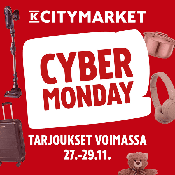 Cyber Monday K-Citymarket.fi-verkkokaupassa